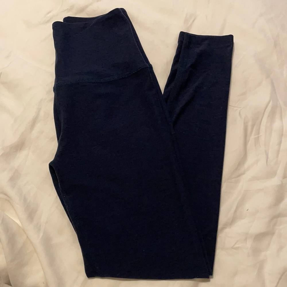 beyond yoga dark navy leggings